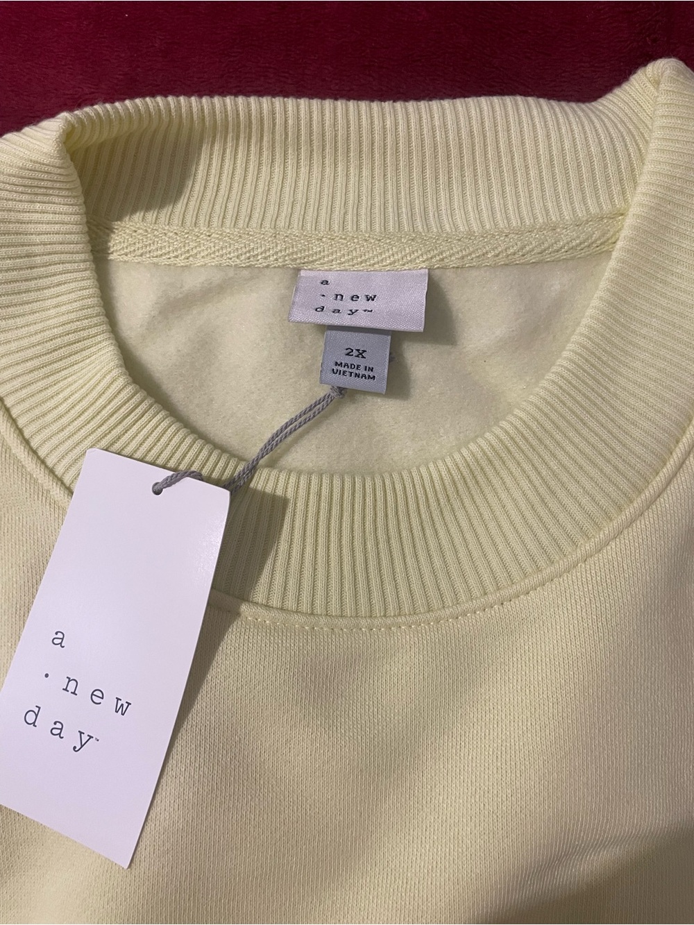 A New Day 2X Light Green Sweatshirt - Picture 4 of 5